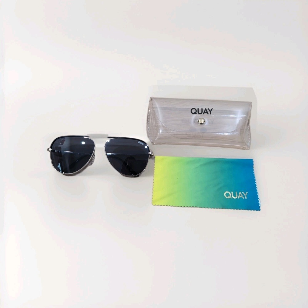Quay‎ High Key Gold Aviator Lenses Australia 126 With Case